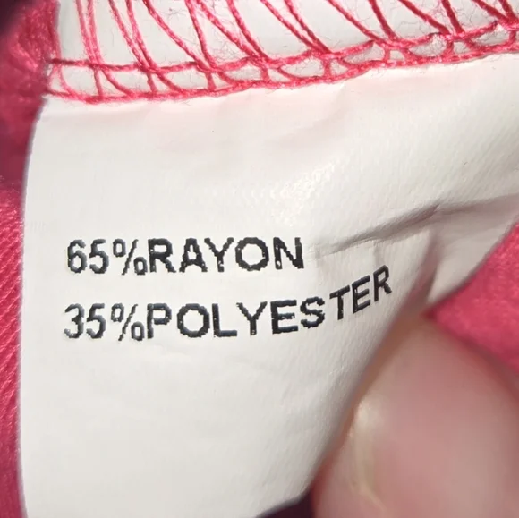 Pink Button-Down Midi Summer Dress, Medium, Preppy, Stretchy - Picture 5 of 6